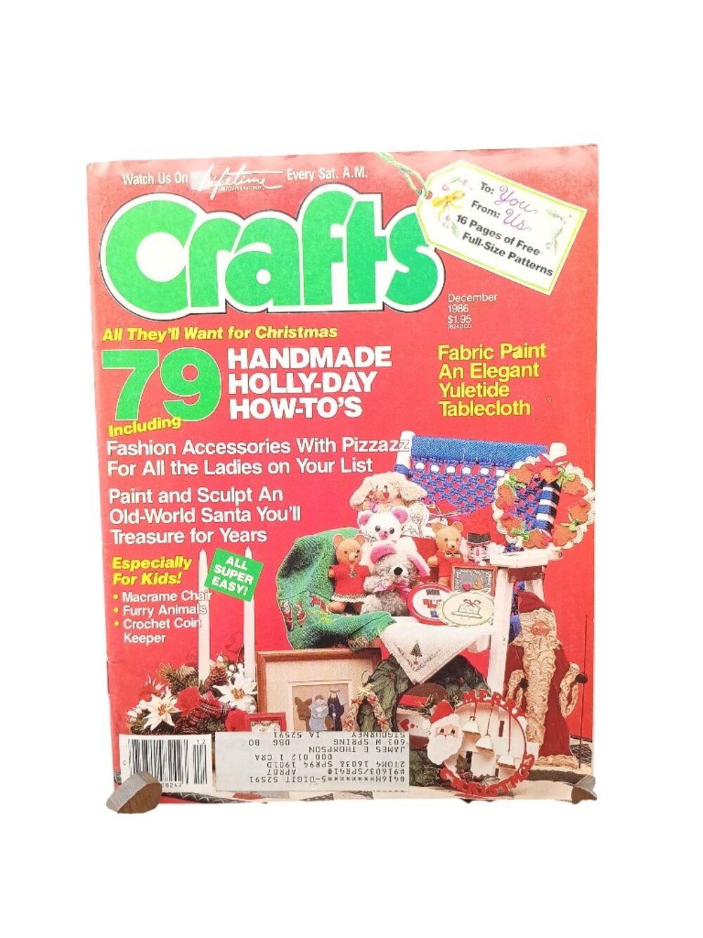 Crafts Magazine December 1986 79 Handmade Holiday How-Tos Fashion Accessories